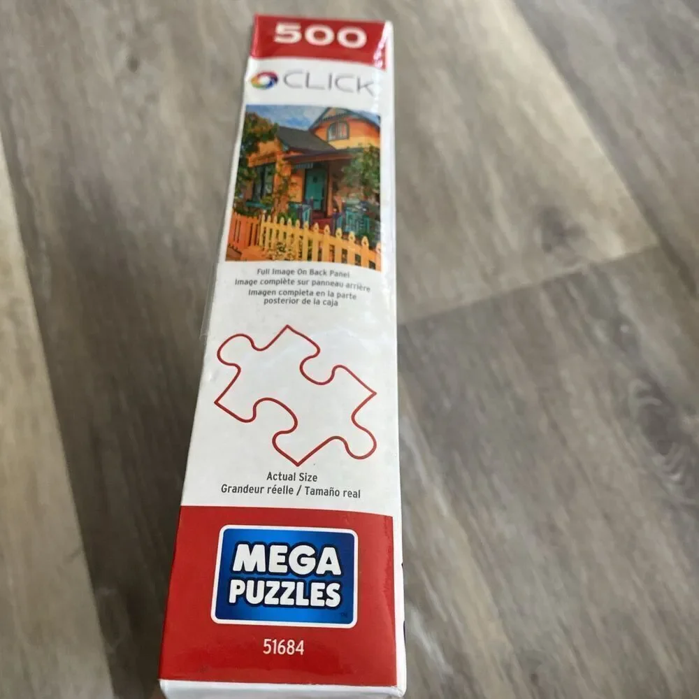 Jigsaw Puzzles Puzzle Click 500 Pc. Parga Boat  (used)  complete.
